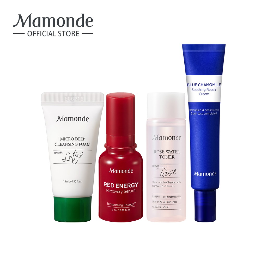 Bộ sản phẩm dưỡng da được yêu thích nhất Mamonde Most Loved Mini Kit | BigBuy360 - bigbuy360.vn