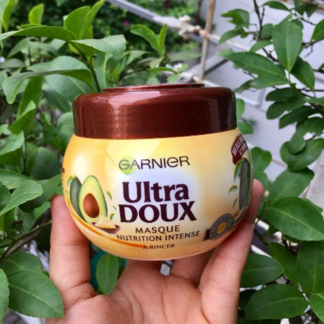 Ủ tóc Garnier ultra doux bơ của pháp hũ 300ml