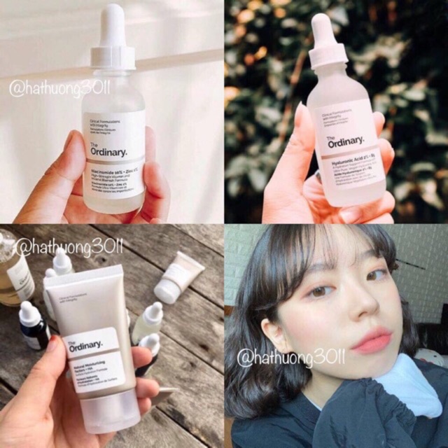 [ CÓ SẴN + BILL ] Dưỡng da The Ordinary Niacinamide, Hyaluronic, Kem Dưỡng