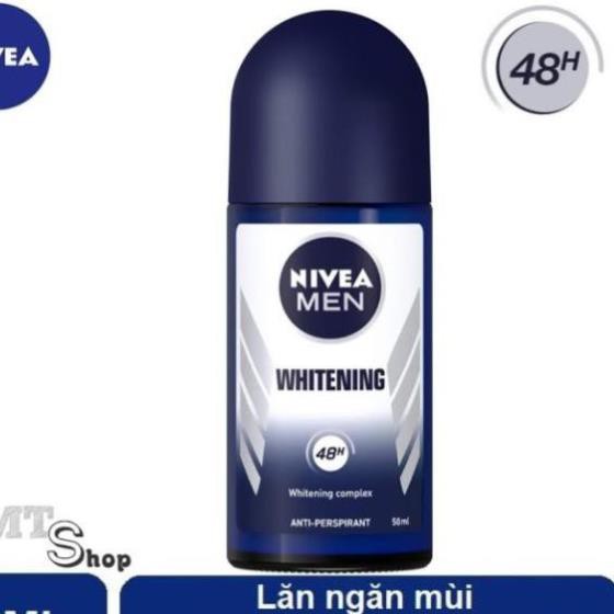 Lăn khử mùi nam Nivea men 50ml Deep | Black & White | Dry Impact | Silver protect | Amazon | Espresso