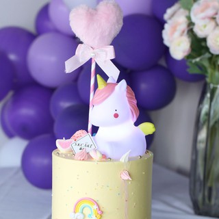 Đèn trang trí bánh kem Unicorn