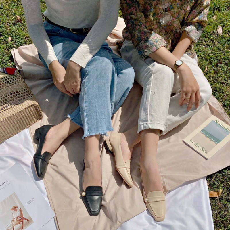 [ ẢNH TỰ CHỤP ]- Giày búp bê nữ oxford thời trang da cao cấp kiểu dáng trendy 2021