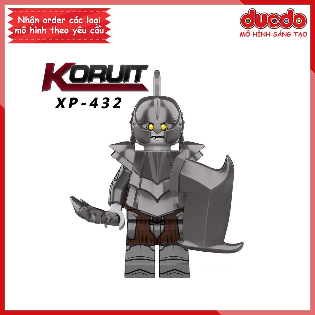 Minifigures lính Orc Chúa Tể Những Chiếc Nhẫn - Đồ chơi Lắp ghép Xếp hình Mô hình Mini Lord of the Rings KORUIT KT1056