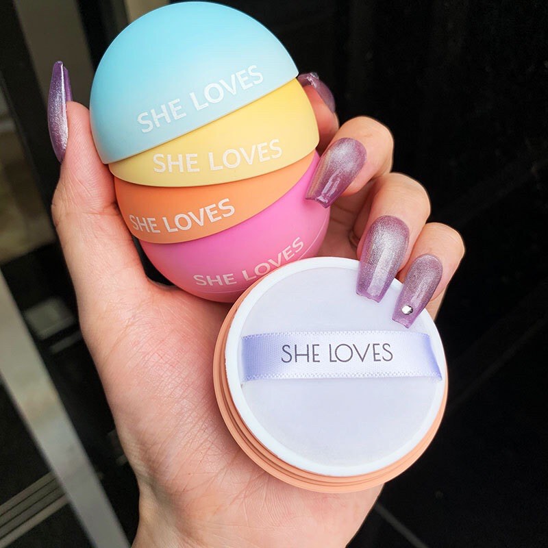 Phấn phủ mini Ice Sheloves mỏng nhẹ mịn màng | BigBuy360 - bigbuy360.vn