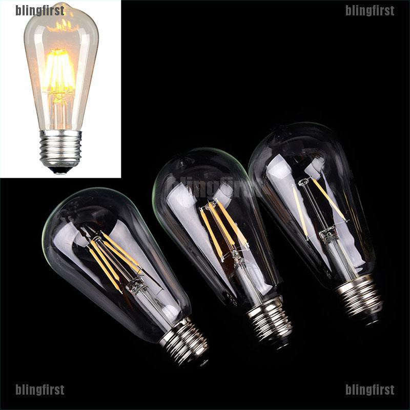 [Bling] LED retro lamp st64 vintage edison bulb e27 incandescent bulb 220v 2w 4w 6w [FS]