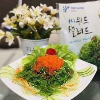 Rong biển tươi salat Hàn Quốc 1kg ăn liền