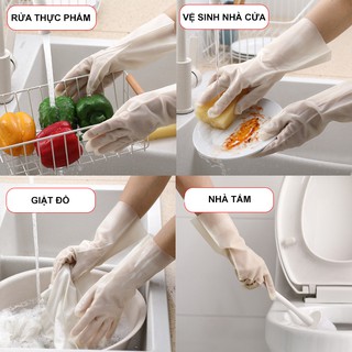 Găng tay cao su cổ ngắn siêu bền KHÔNG MÙI,TRONG SUỐT 5.0 - Găng tay cao su cổ ngắn độ đàn tốt, độ chống rách cao