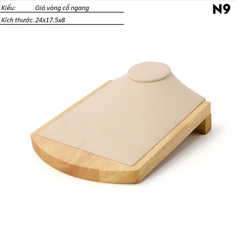 [D2CB] Bộ giá gỗ trưng bày trang sức lai trim chụp mẫu ảnh 3D rất đẹp 13-24 mẫu