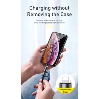 Cáp sạc nhanh USB type C Baseus 60W PD Gemini 2 in 1 PD Data Cable USB Type C và Lighting cho IPhone IPad