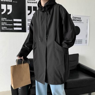Áo khoác dáng mangto chất kaki