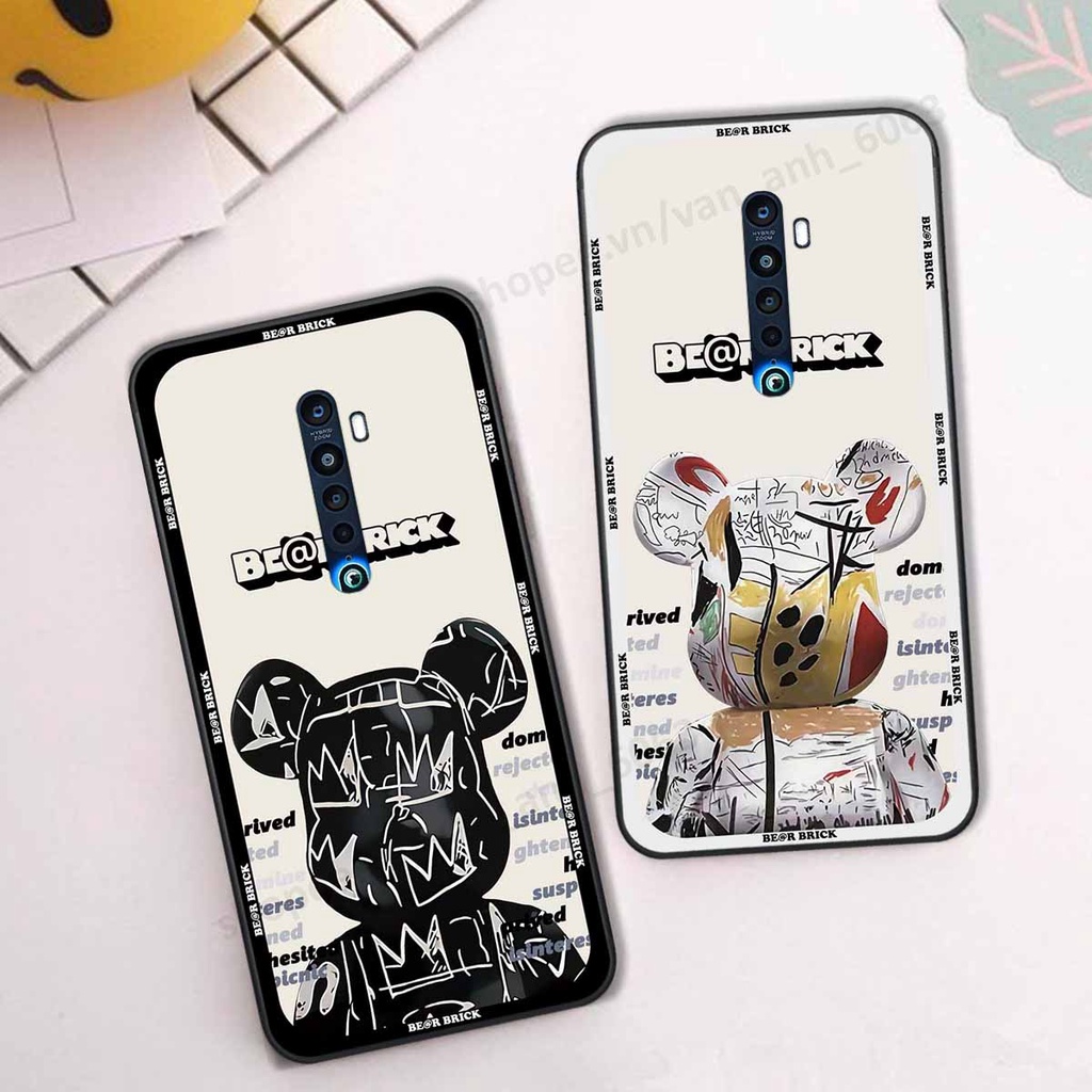 Ốp Oppo Reno 2f / Reno2 F be@r brick mars thời trang, ốp lưng điện thoại viền dẻo siêu chất