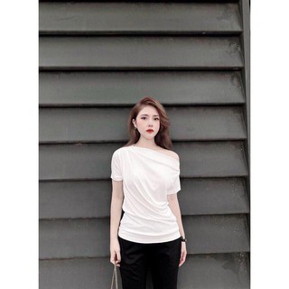 Áo bigsize hở vai, áo xinh cho chị em mập xinh