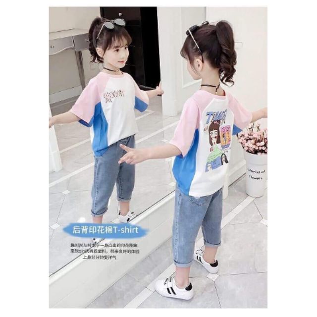 Bộ jean cho bé gái Trâm Thùy