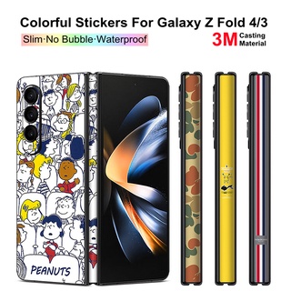 Ốp Điện Thoại Nhiều Màu Chống Trầy Xước Cho Samsung Galaxy Z Fold 4 3 Galaxy Z Fold4 Fold3