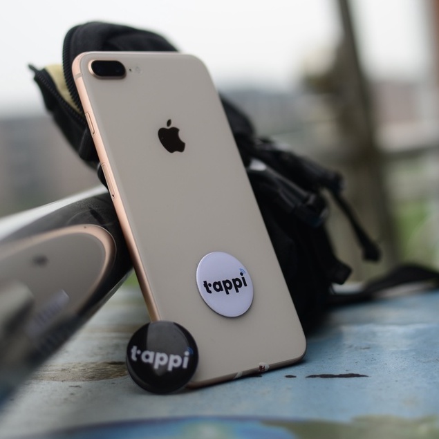 Sticker Tappi 1 Chạm - Black, Sticker Cá Nhân Thông Minh