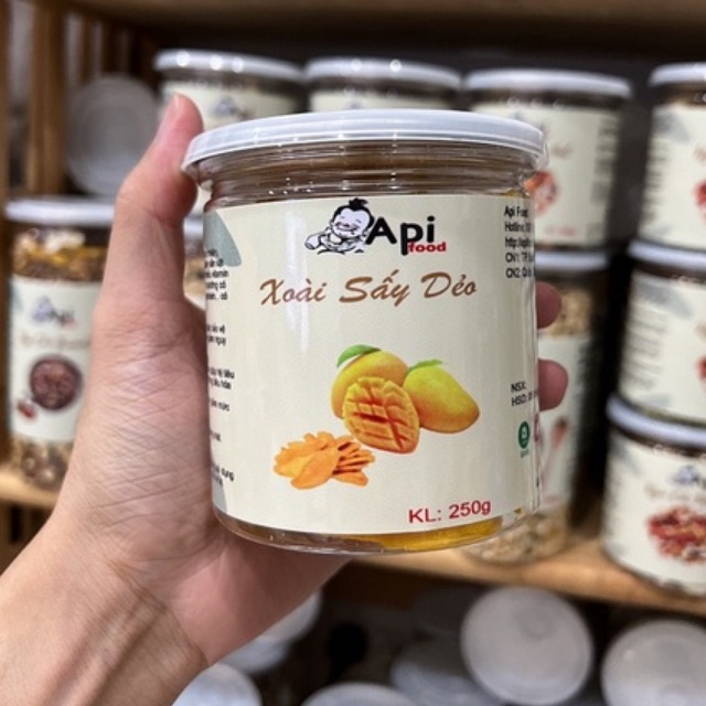 Xoài Sấy Dẻo Chua Ngọt Không Đường Hàng Xuất Khẩu   - Api Food
