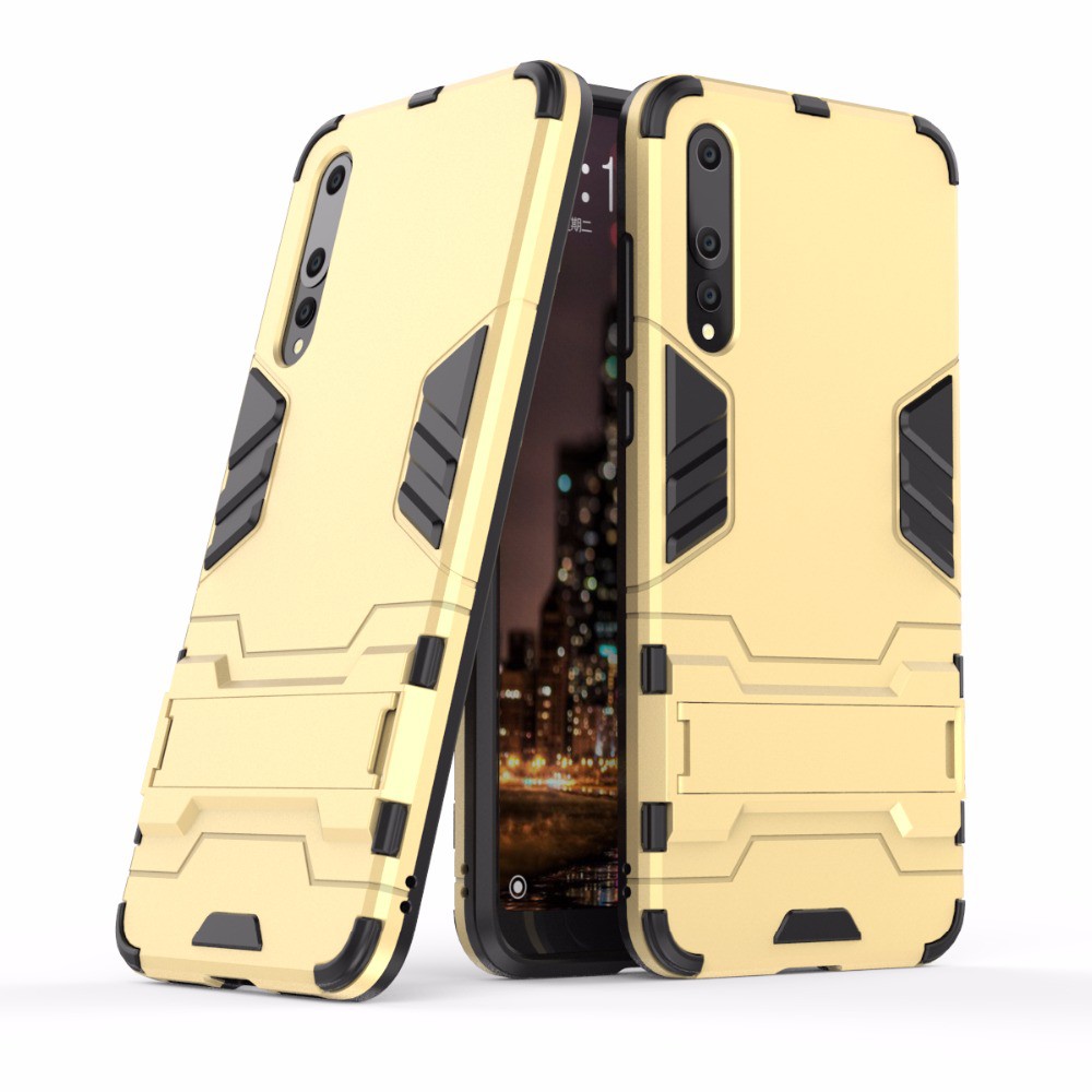Huawei P20 Pro, ốp lưng chống sốc Iron Man có giá đỡ
