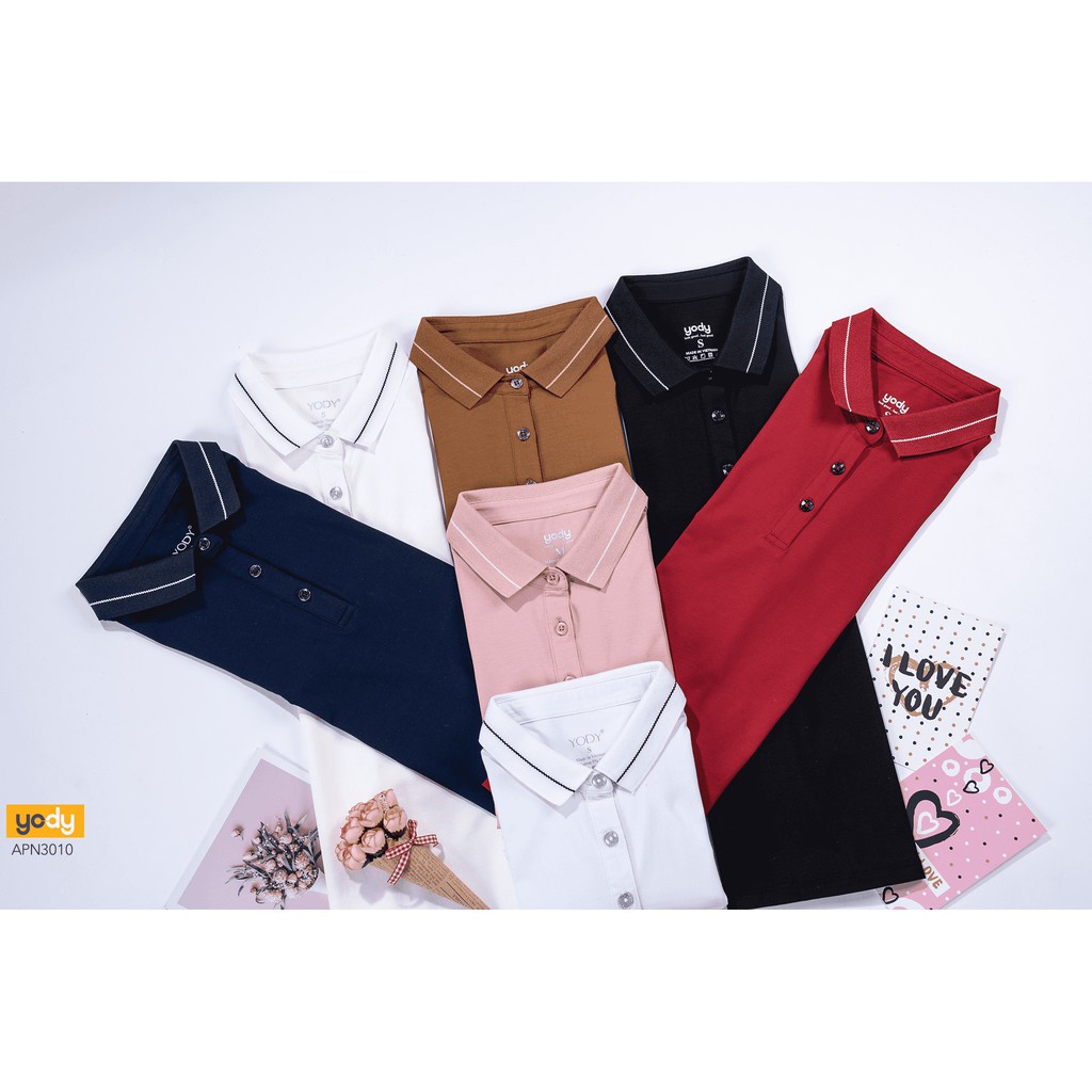Áo Polo Nữ Yody Cotton Pima Siêu Mát Siêu Nhẹ Thấm hút tốt  APN3010