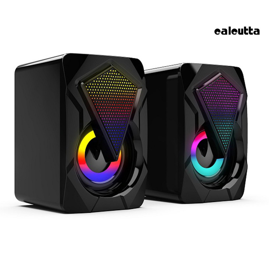 Bộ 2 loa máy tính để bàn âm thanh siêu trầm màu sắc đa dạng