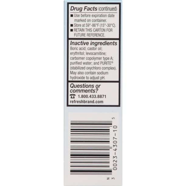 [DATE 2/2023] Refresh Optive Advanced Lubricant Eye Drops 10ML