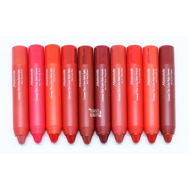 Son Bút Chì Siêu Lì Mamonde Creamy Tint Color Balm Intense