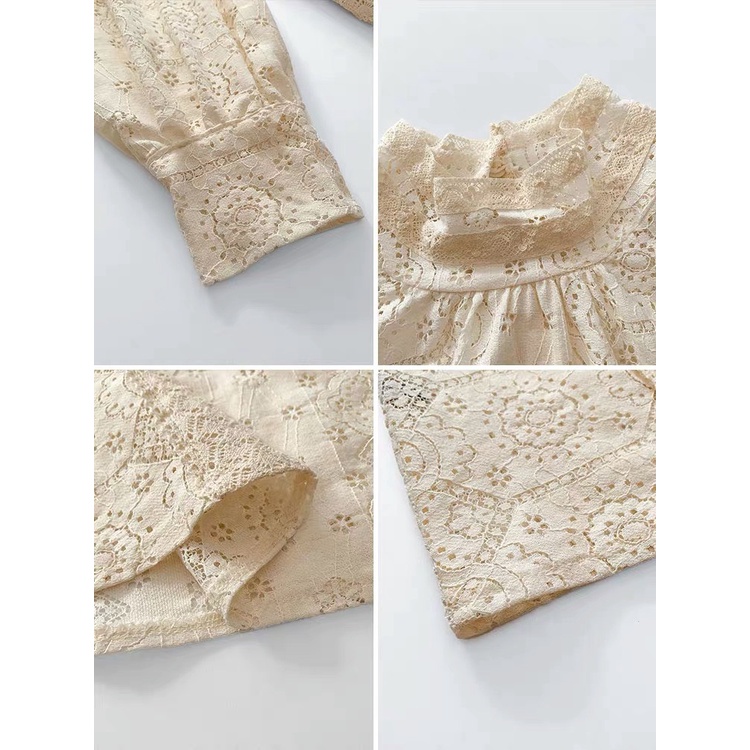 Áo sơ mi đế ren Hàn Quốc