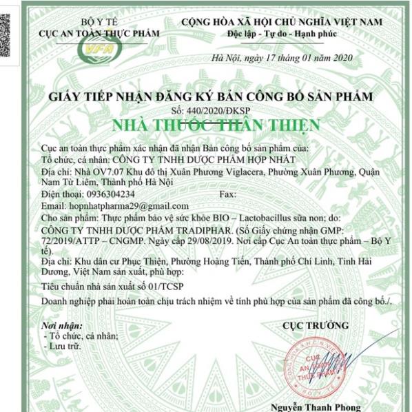Bio – Lactobacillus sữa non - Hỗ trợ tăng cường tiêu hóa, giúp ăn ngon (30 gói)