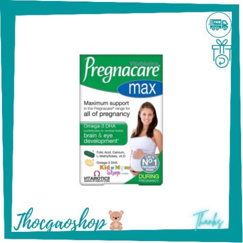 Vitamin bẩu Pregnacare Max 84 viên dành cho mẹ bầu đang mang thai