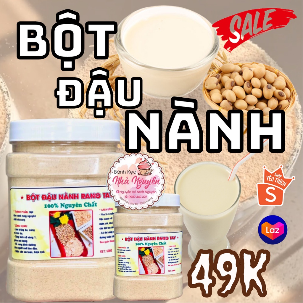 BỘT ĐẬU NÀNH HỘP 500G