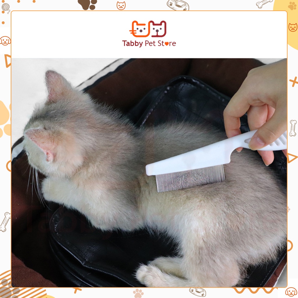 Lược chải ve rận bọ chét cho chó mèo chải lông thú cưng chính hãng Tabby Pet Store