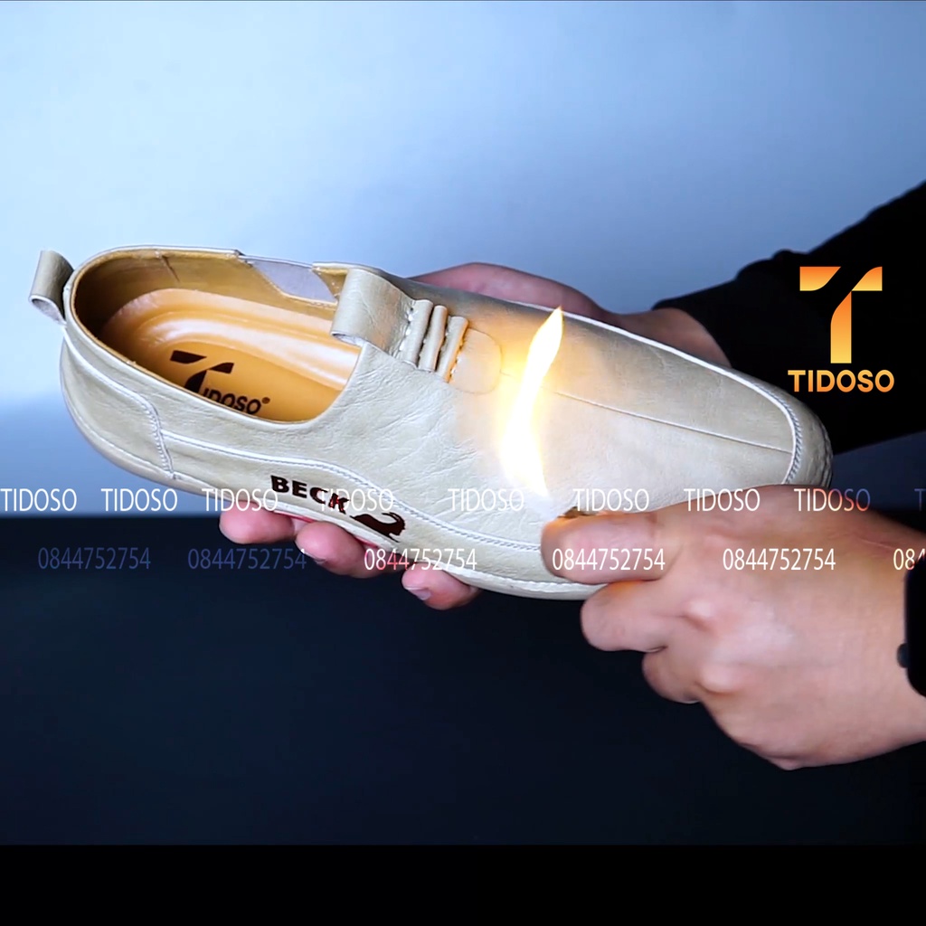 Giày Lười Nam - Giày Slip On Nam Thời Trang - Da Bò Lapan Hàng Đẹp Cap Cấp Chất Lượng Cao - Trẻ trung phá cách