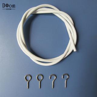 Dây Treo Rèm Cửa Bằng Nhựa Pvc Màu Trắng