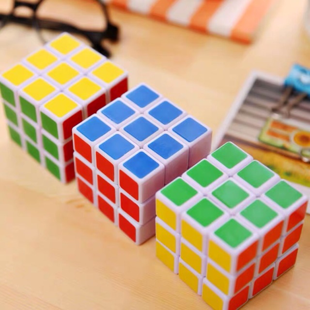 [Tặng móc khoá rubic] Đồ chơi rubik 6 mặt 3x3x3 dành cho bé thoả sức sáng tạo và tư duy