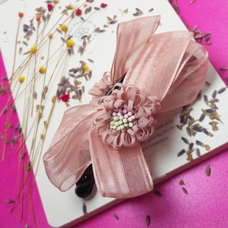 [Xả hàng] KẸP CHÉO HOA 2 MẶT HANDMAKE [ảnh+video thật]