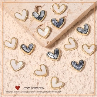 Charm tim trang trí nail làm móng trang trí nghệ thuật