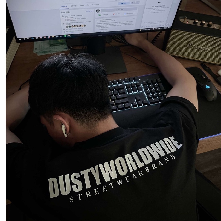 Áo Thun Unisex Dusty Worldwide IMPOSSIBLE 100% Cotton 250gsm Local Brand Chính Hãng