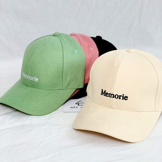 Mũ lưỡi trai thêu chữ Memorie thời trang cá tính cho nam nữ BEE1535