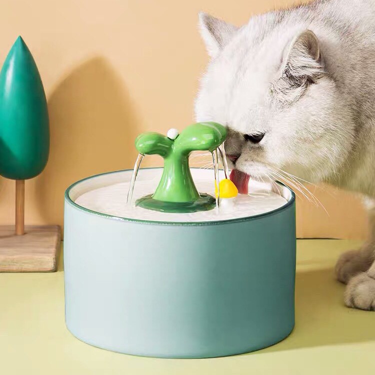 [FREESHIP EXTRA] Máy lọc nước tự động 3 chế độ cho chó mèo gốm sứ