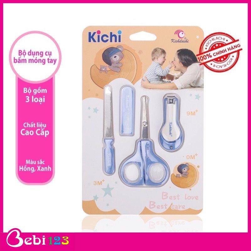 Bộ bấm móng tay 3 chi tiết Kichi cho bé