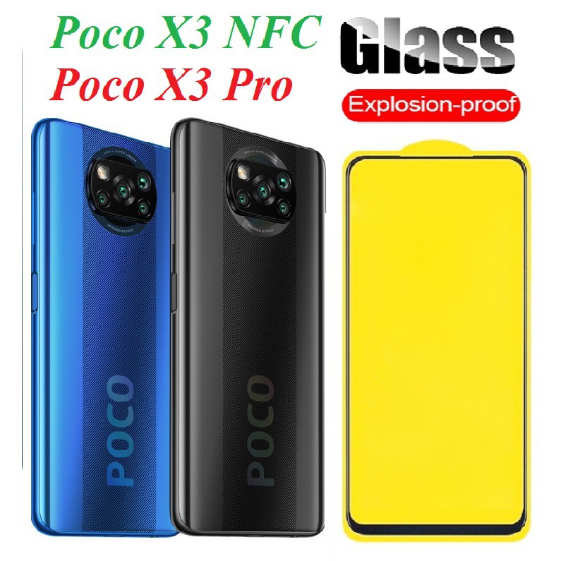 Xiaomi Poco X3 NFC / Poco X3 Pro - Kính cường lực 9D full màn hình full keo, bảo vệ màn hình tối đa