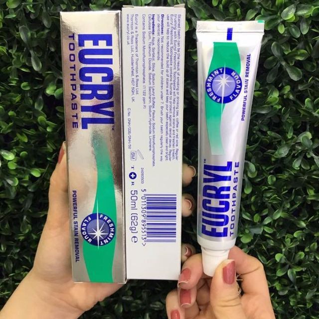 Kem Đánh Răng Eucryl Tẩy Trắng Răng