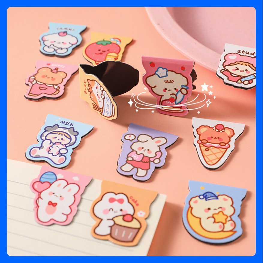 Miếng kẹp trang sách vở bookmark đồ dùng học tập cute