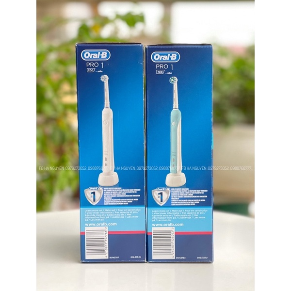 BÀN CHẢI ĐÁNH RĂNG ĐIỆN ORAL B PRO 1 700