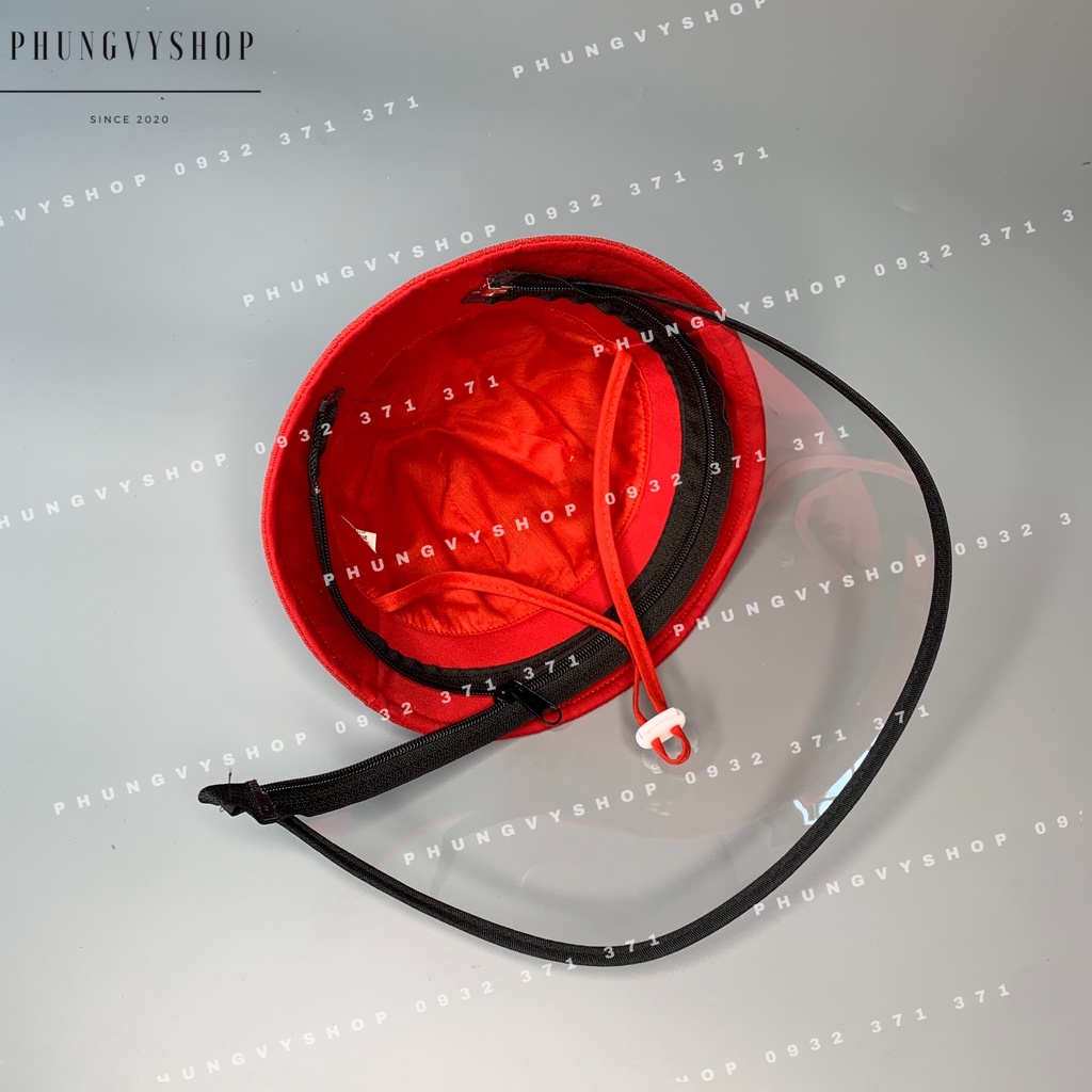 (Bé dưới 18 tháng/ Vòng đầu 48cm) Mũ CHỐNG GIỌT BẮN cho bé trai bé gái - NHUNG MÈO KID SỐ MÀU-Nón cản bụi