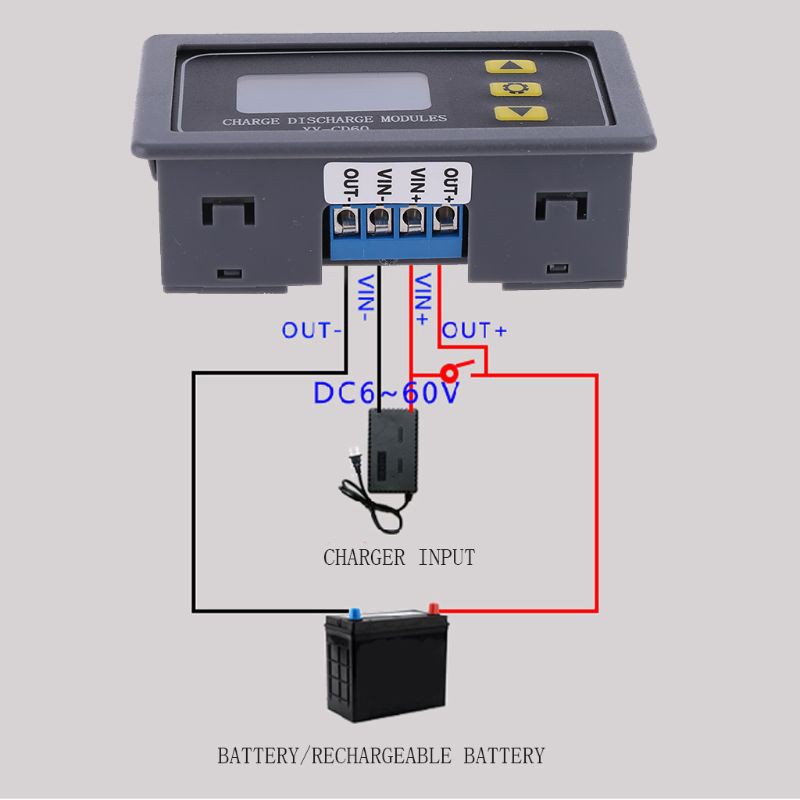 Bảng Mạch Điều Khiển Sạc Pin Năng Lượng Mặt Trời Come Xy-Cd60 Dc6-60V