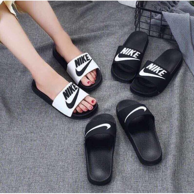 Nike Flip Flops Men's Slippers Women Slippers Benassi Jdi Slide Pool Slippers Beach Adidas Sandals Couple Sandals Selipar Wanita