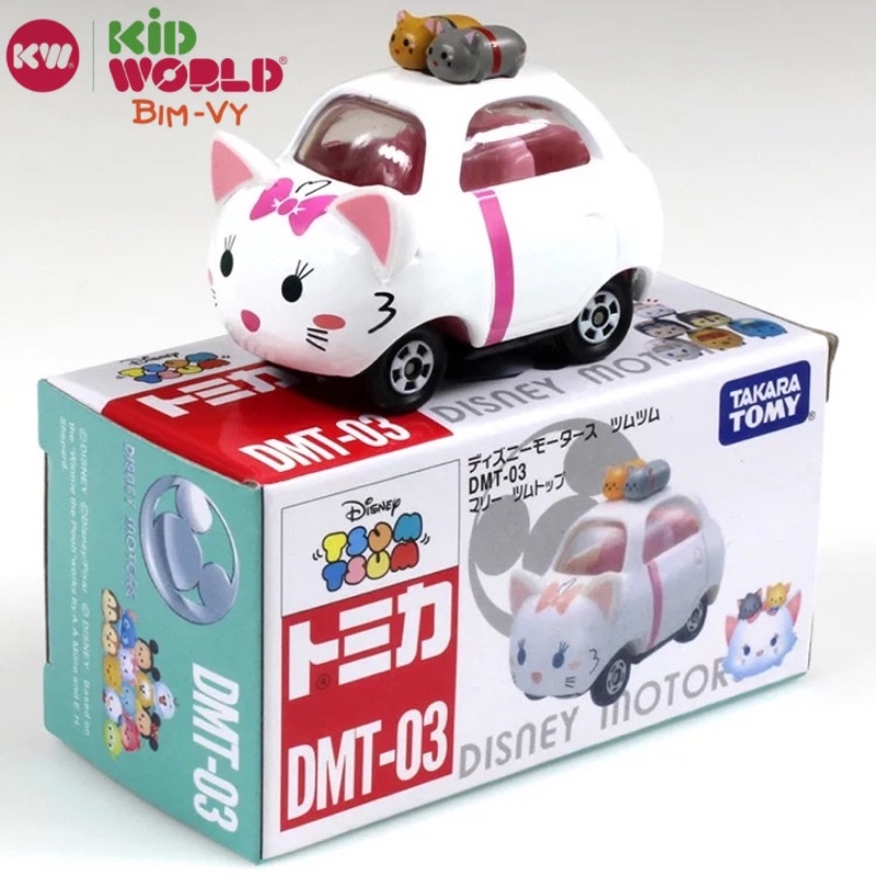 Xe mô hình Tomica Box Disney TsumTsum Top DMT-03. MS: 646. Made in Việt Nam.