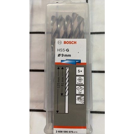 MŨI KHOAN SẮT HSS-G 9mm BOSCH