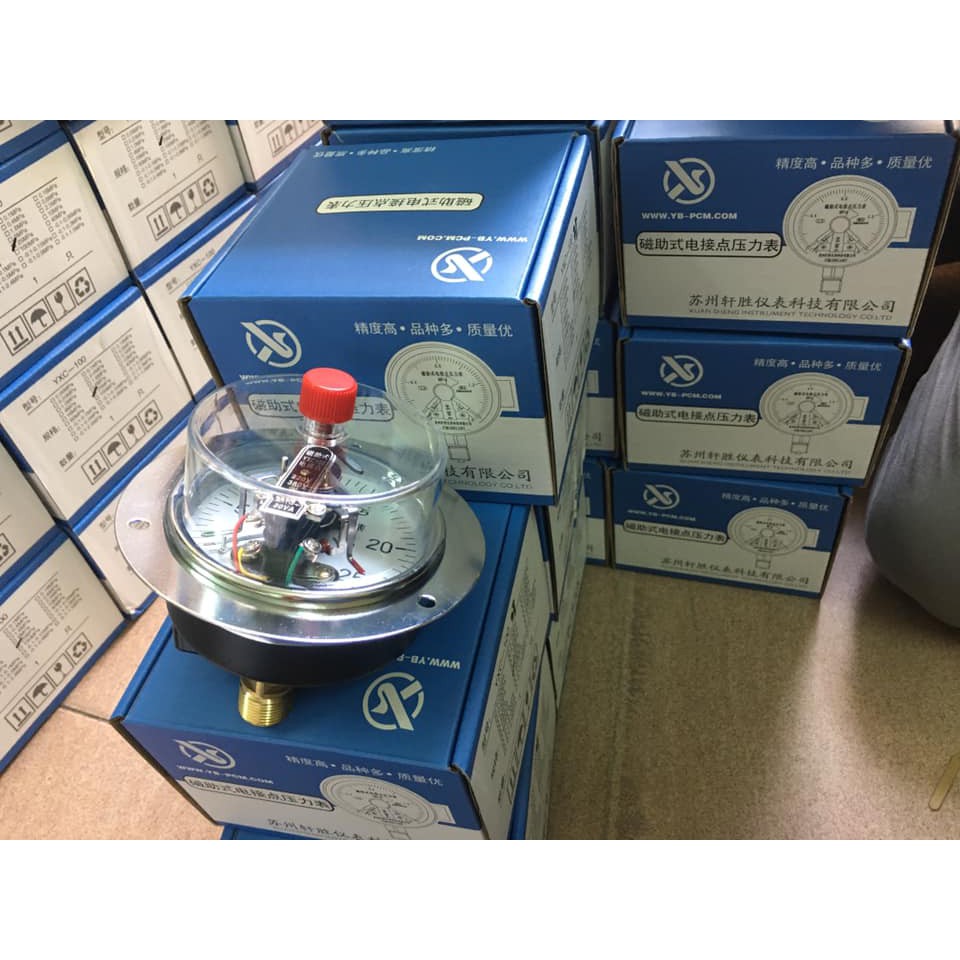 ĐỒNG HỒ 3 KIM CHÂN SAU -0,1-0 Mpa