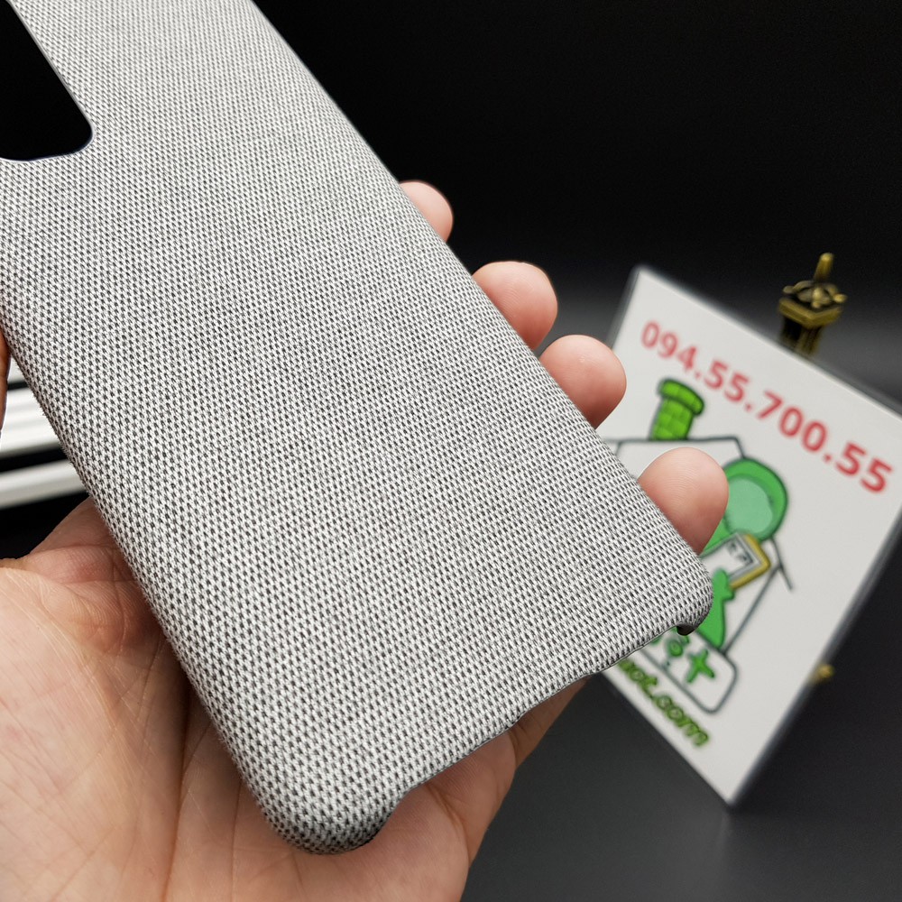 [Cao Cấp] Ốp Lưng OPPO Reno4 Pro Bọc Vải Fabric
